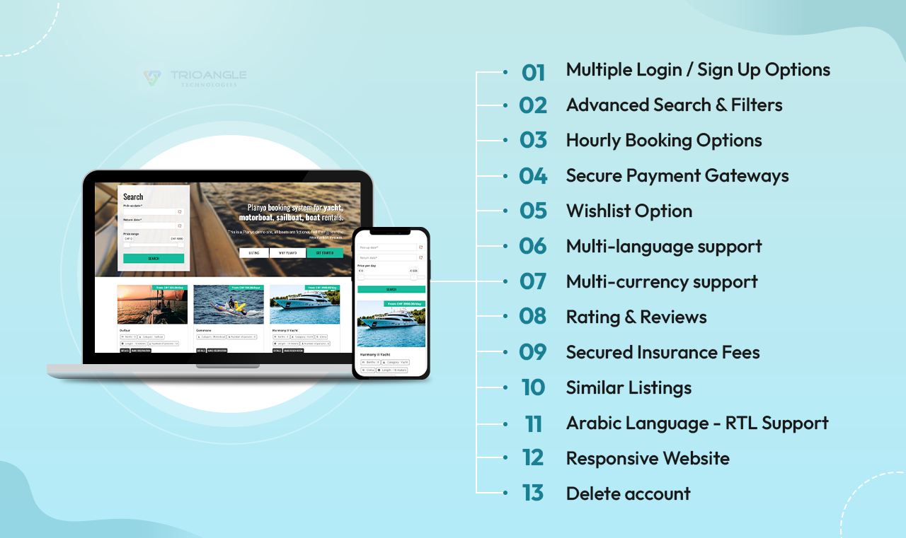 Airbnb for Boats Guest Features