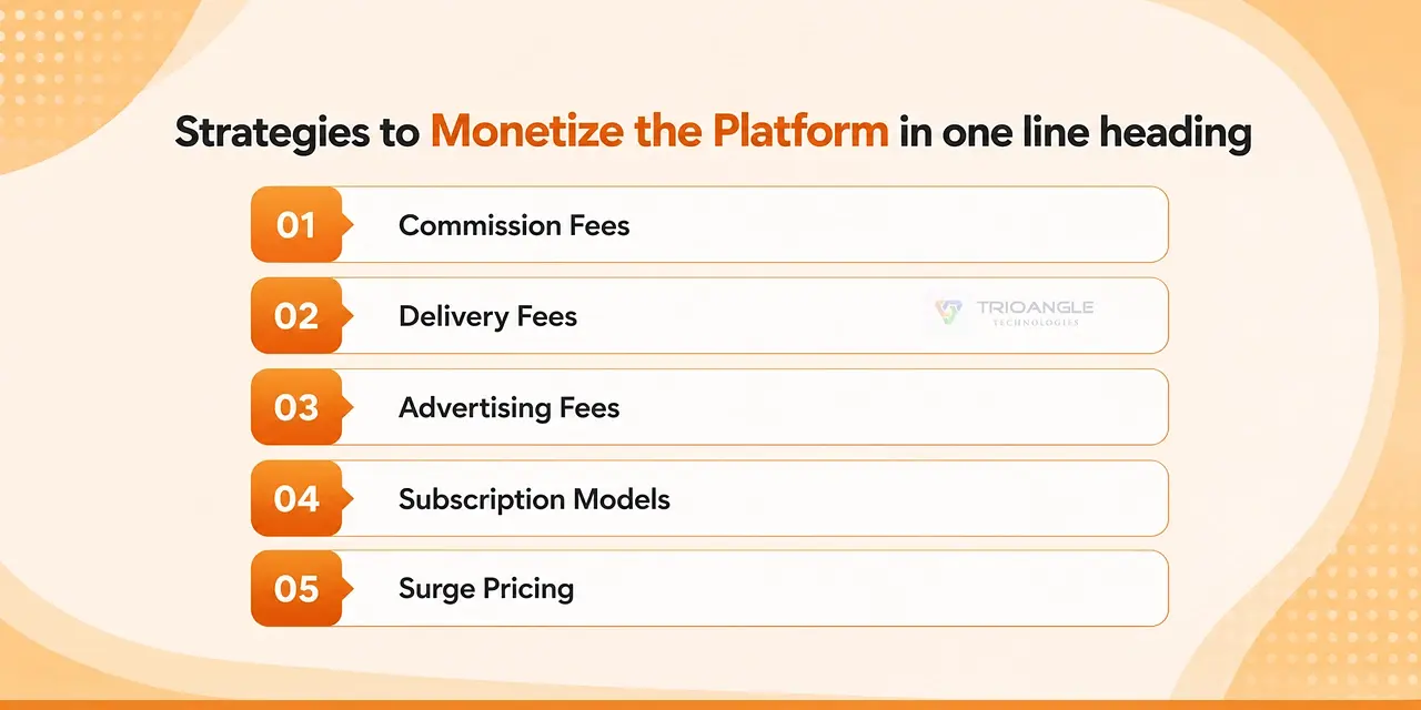 Strategies to Monetize the Platform