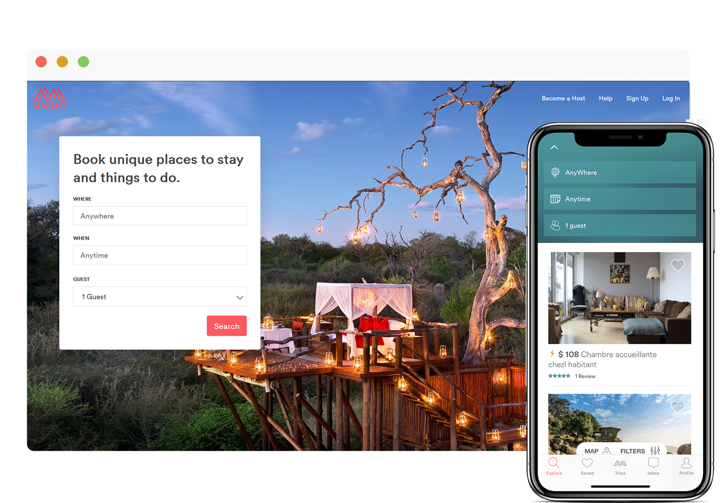 Best Airbnb Clone - Advanced Search Options