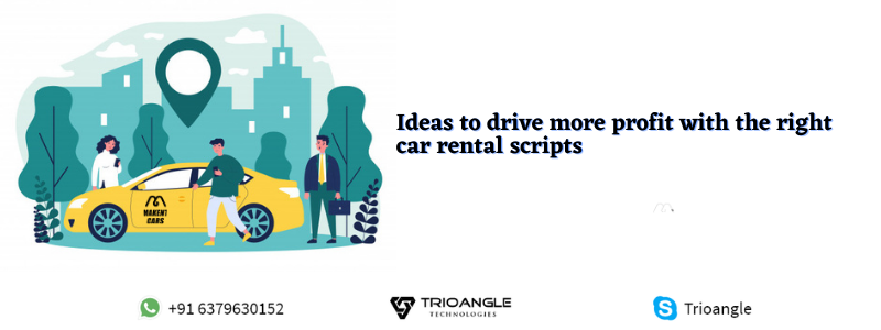 Ideas to drive more profit with the right car rental scripts