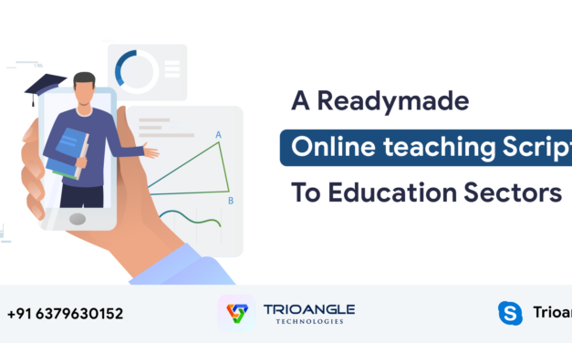 A Readymade Online Teaching Script To Education Sectors