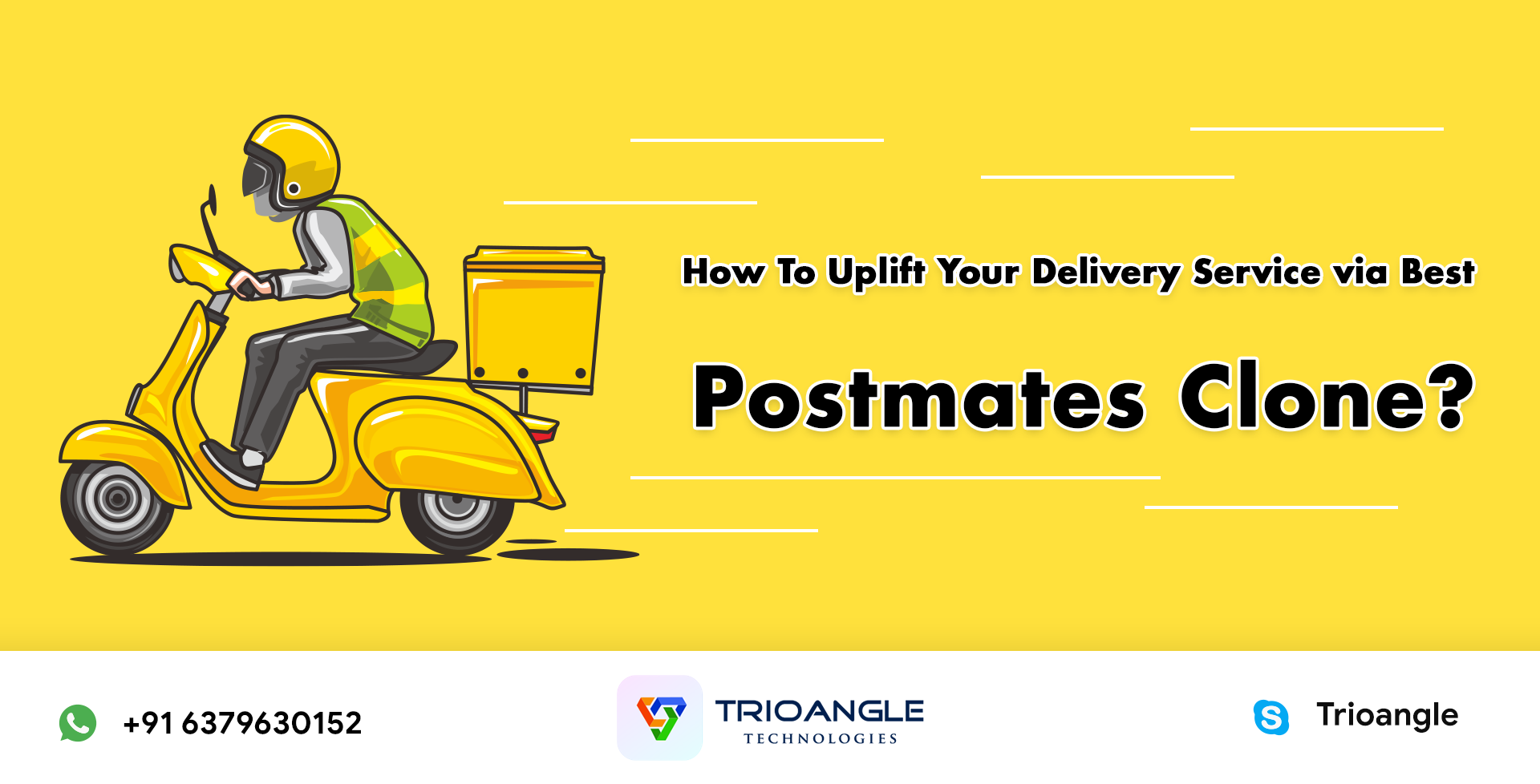 How To Uplift Your Delivery Service via Best Postmates Clone?