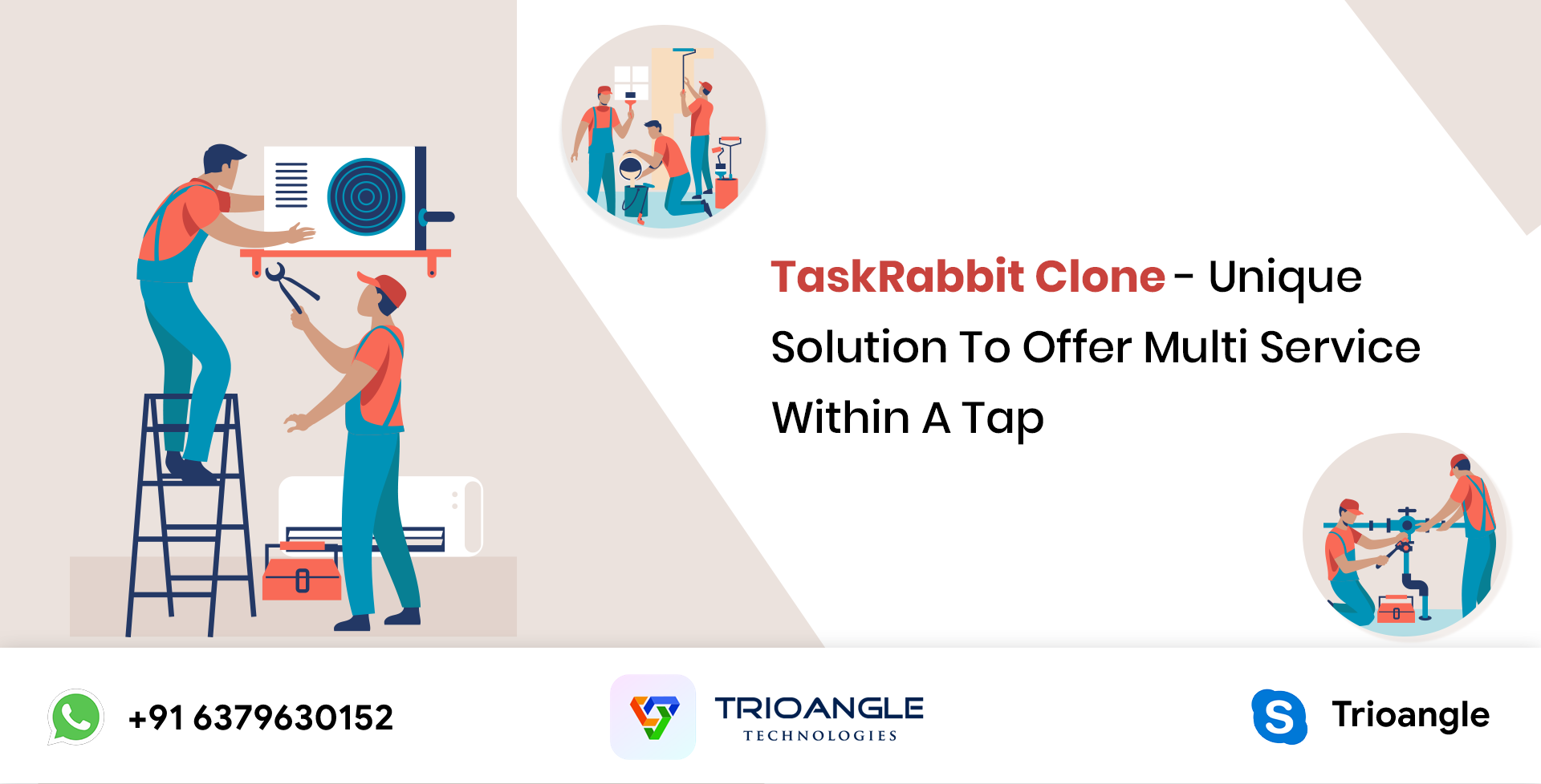 TaskRabbit Clone - Unique Solution To Offer Multi Service Within A Tap TaskRabbit Clone