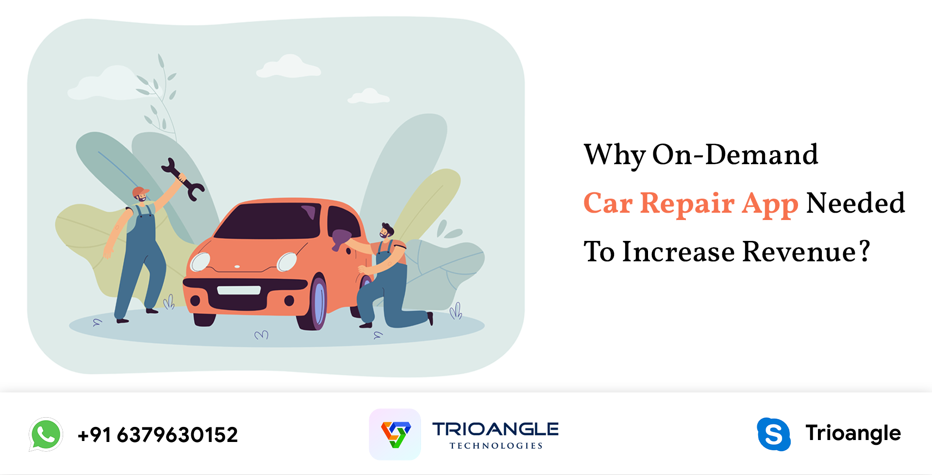 Why On-Demand Car Repair App Needed To Increase Revenue? Car Repair App