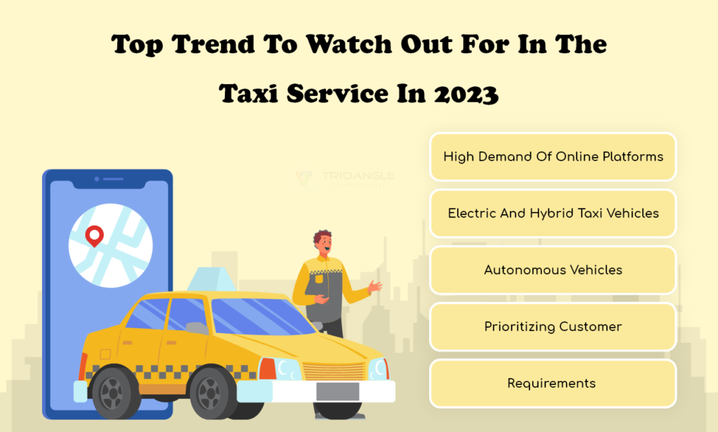 Trends of taxi services in 2023