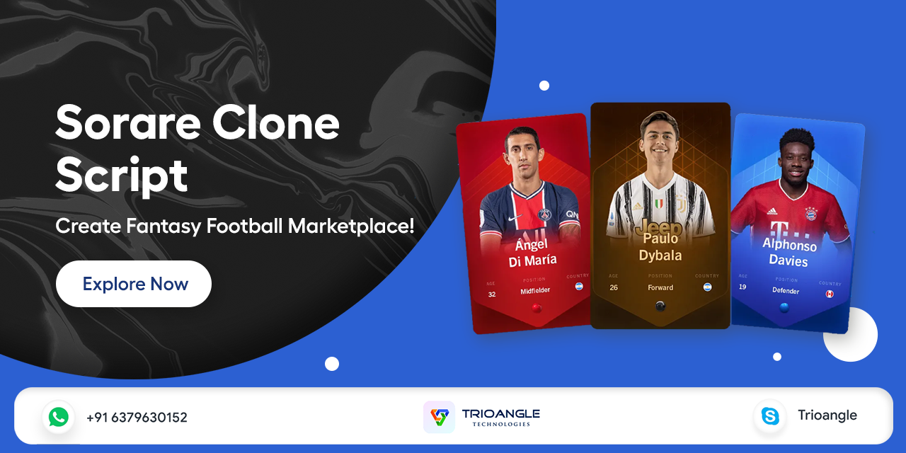 Sorare Clone Script – Create Fantasy Football Marketplace!