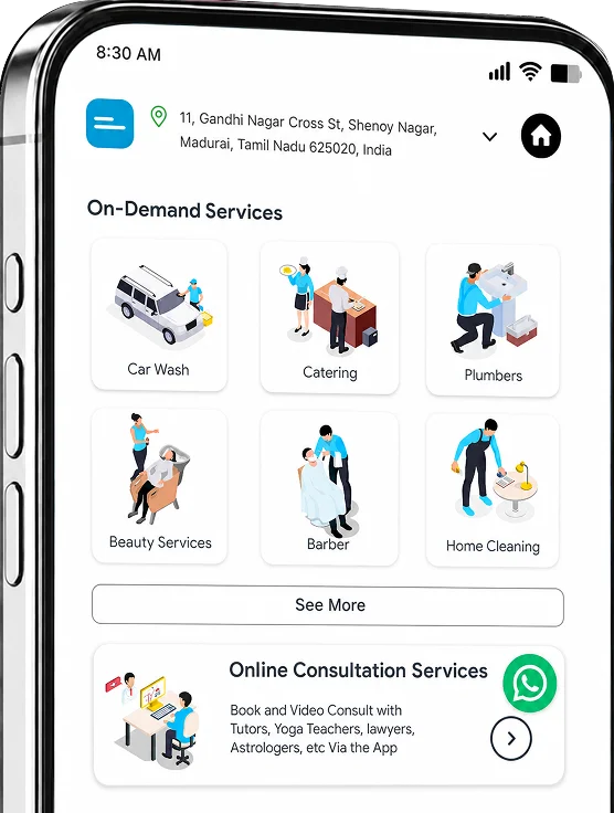home services app development company
