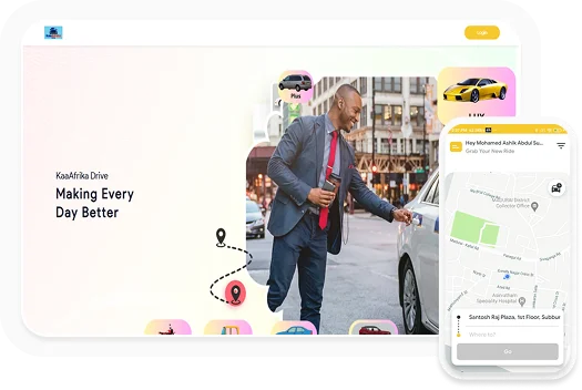 Ride hailing app development