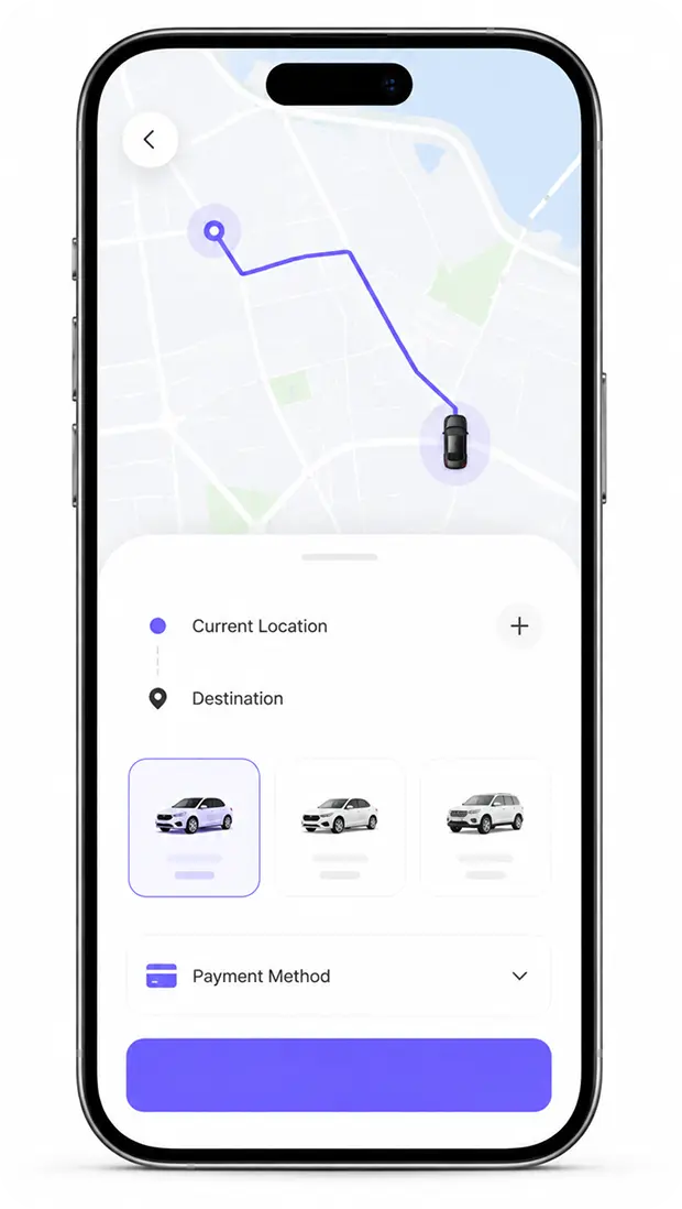 Ride hailing app development