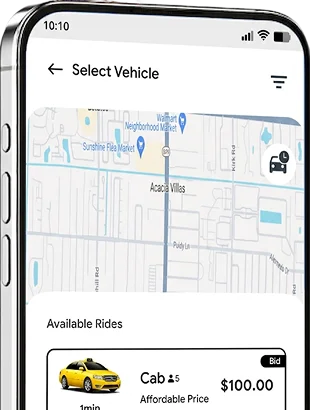 Ride sharing app development